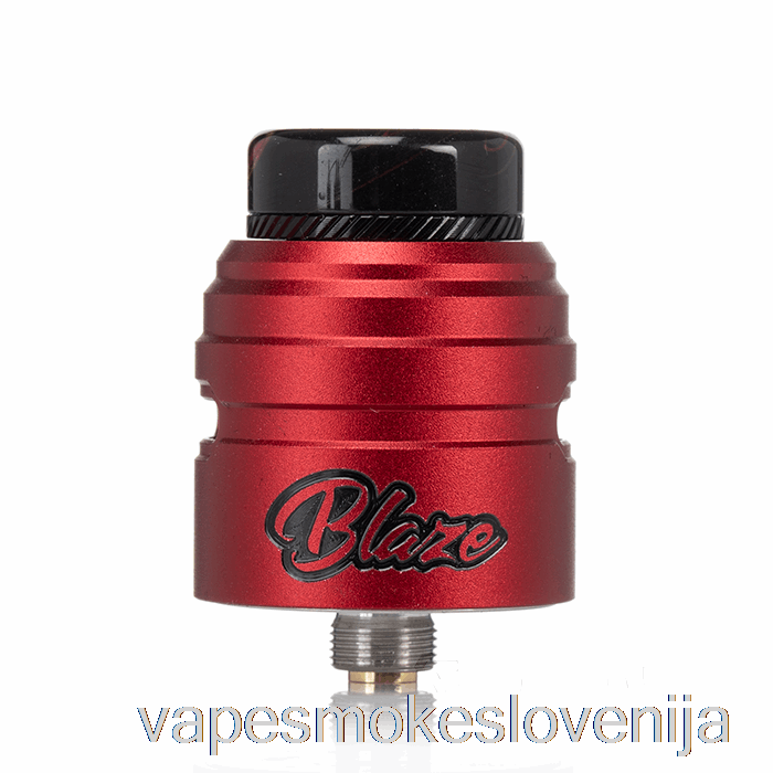 Vape Petrol Thunderhead Creations Blaze Solo 24mm Bf Rda Red